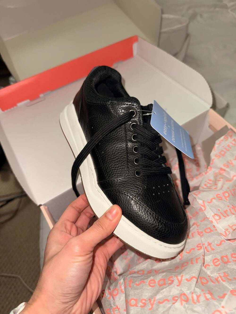 Easy Spirit x Denise Austin Black Dilli Sneakers